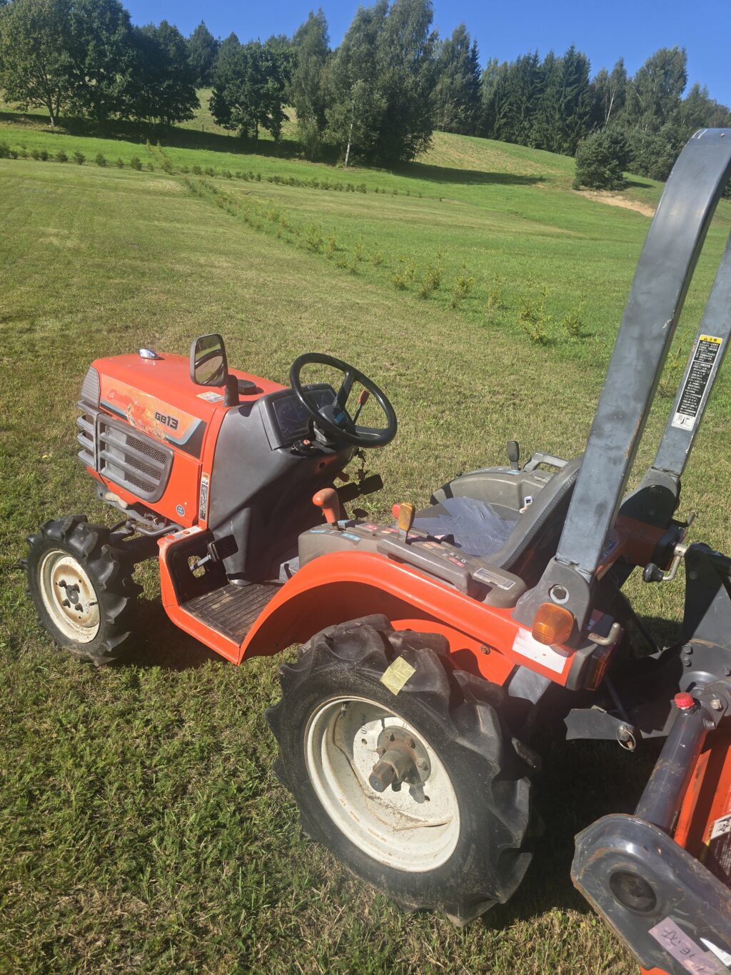 Naudotas traktorius KUBOTA GB13D (10 kW, su freza)