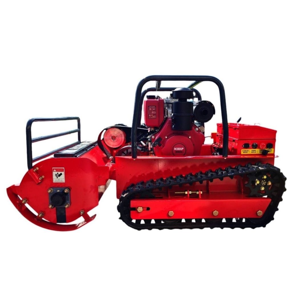 Dyzelinis mulčeris robotas GUST 100 (12 AG, 100 cm)