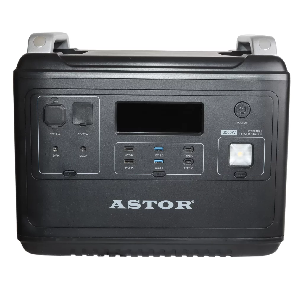 Išorinė baterija ASTOR-2000 (2000 W, 327,6 Ah)