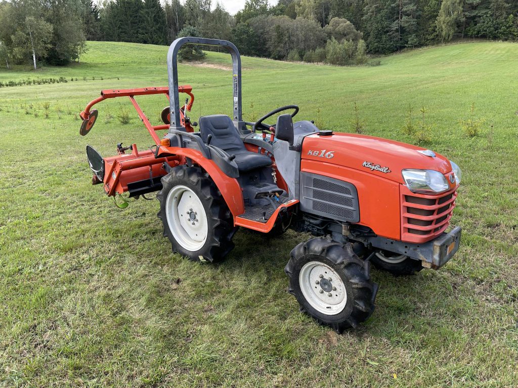 Naudotas traktorius KUBOTA KB16 (12 kW, su freza)