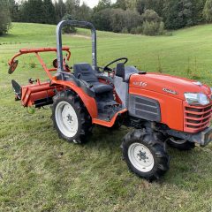 Naudotas traktorius KUBOTA KB16 (12 kW, su freza)