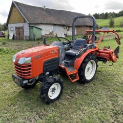 Naudotas traktorius KUBOTA KB16 (12 kW, su freza)