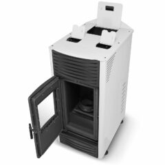 Granulinė krosnelė su vandens kontūru TOBY H 15 (4,3–14,3 kW)