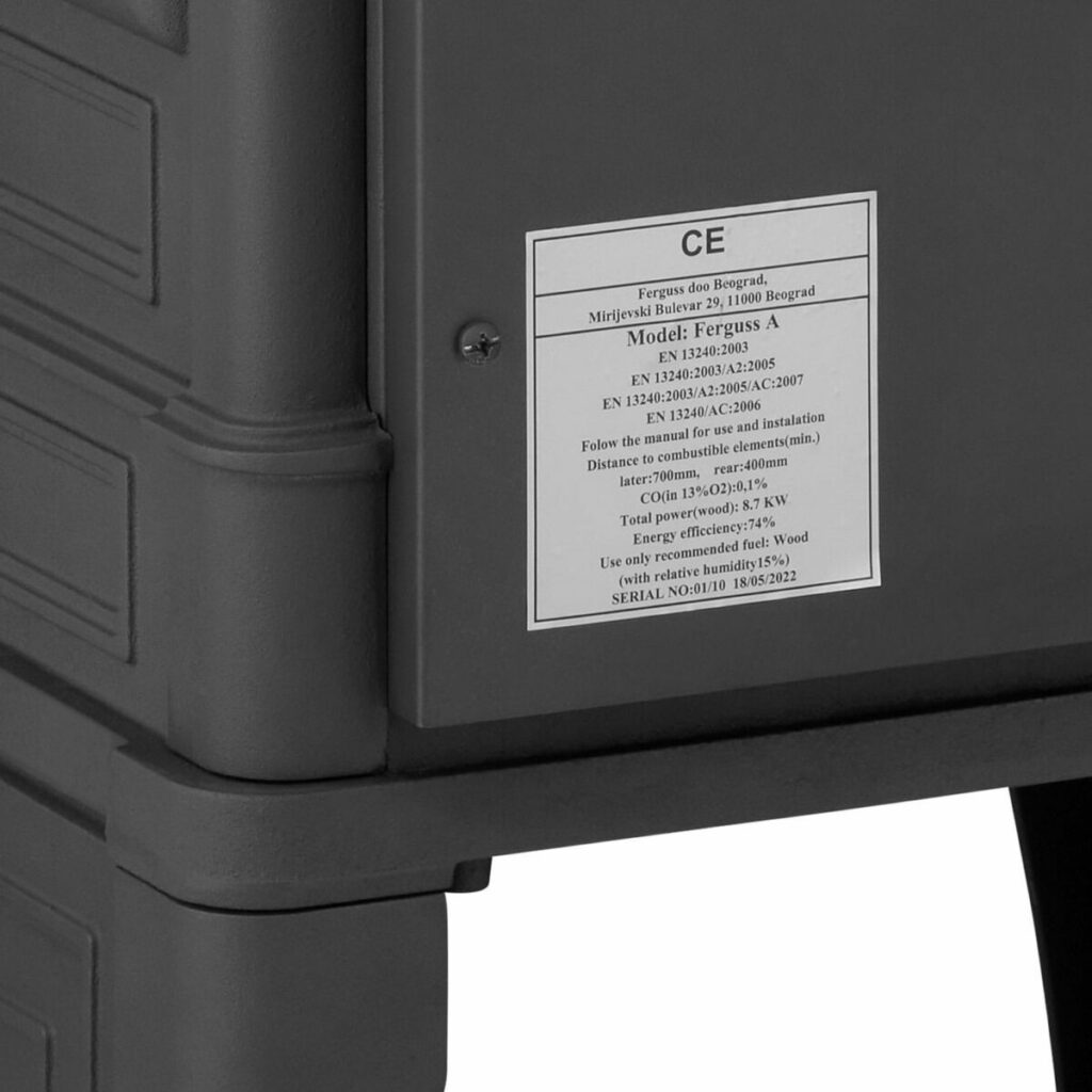 Ketaus krosnelė FERGUSS A / ZEUS (8,4 kW)