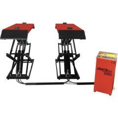 Automatinis žirklinis automobilių keltuvas KRAFT&DELE KD5822 (230 V, 3,8 t)
