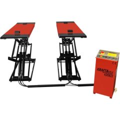 Automatinis žirklinis automobilių keltuvas KRAFT&DELE KD5822 (230 V, 3,8 t)