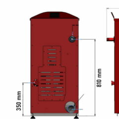 Granulinė krosnelė su vandens kontūru TOBY H 15 (4,3–14,3 kW)