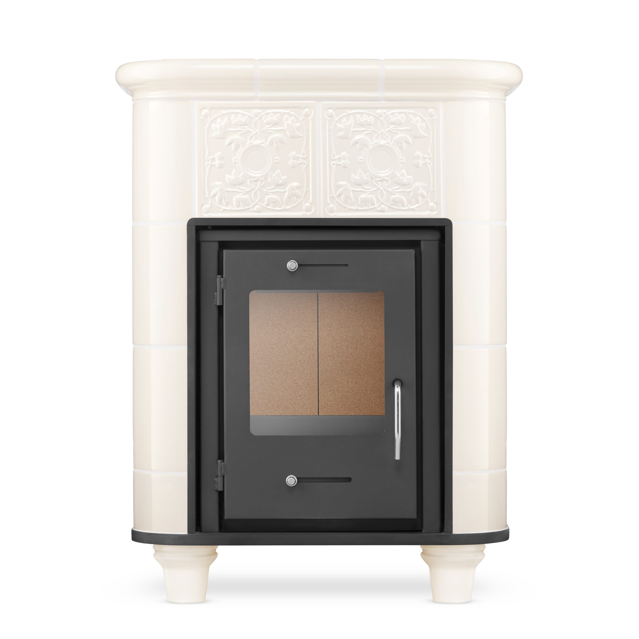 Laisvai pastatomas koklinis židinys KRIS / MORIS (8 kW)