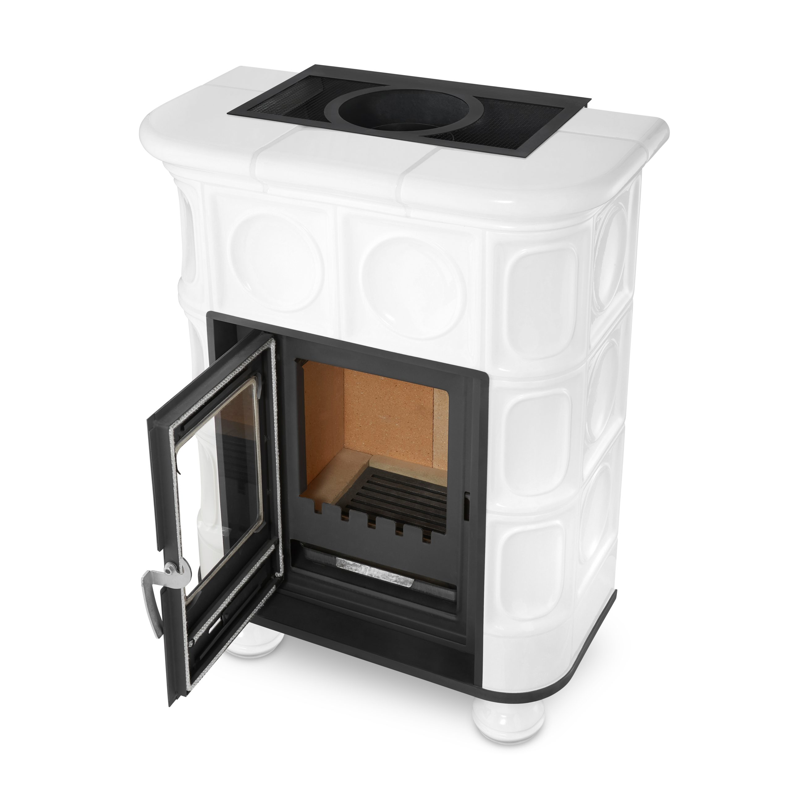 Laisvai pastatomas koklinis židinys KRIS / MORIS (8 kW)