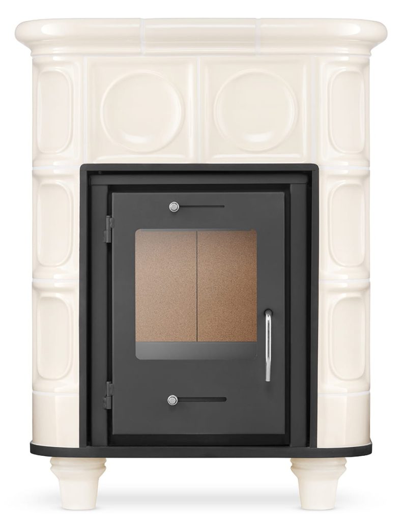 Laisvai pastatomas koklinis židinys KRIS / MORIS (8 kW)