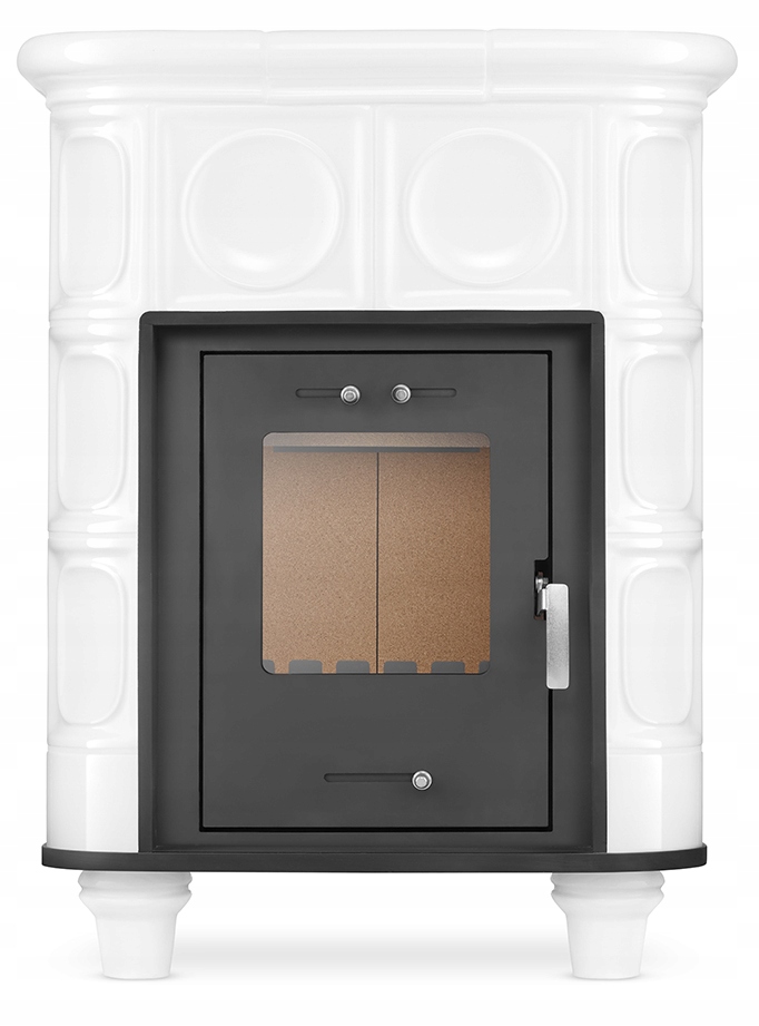 Laisvai pastatomas koklinis židinys KRIS / MORIS (8 kW)