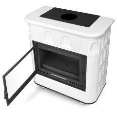 Koklinis židinys su ketaus įdėklu GRAZ (13 kW)