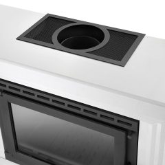 Marmuru dengtas koklinis židinys MIO BIANCO (13 kW)