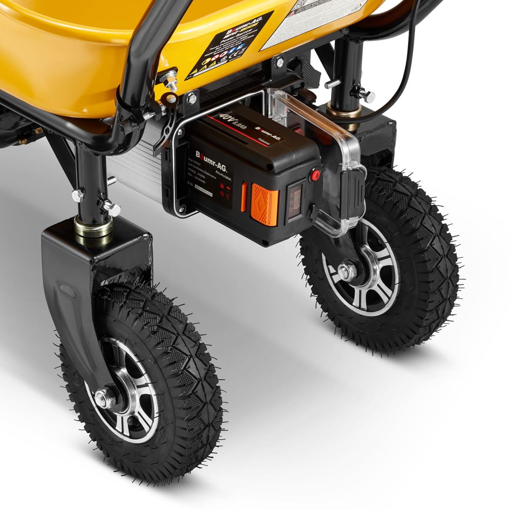 Akumuliatorinis karutis BAUMR-AG BPR-800E (100 l, 260 kg)