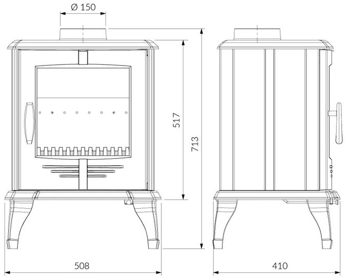 Ketaus krosnelė KAWMET P8 ECO (7,9 kW)