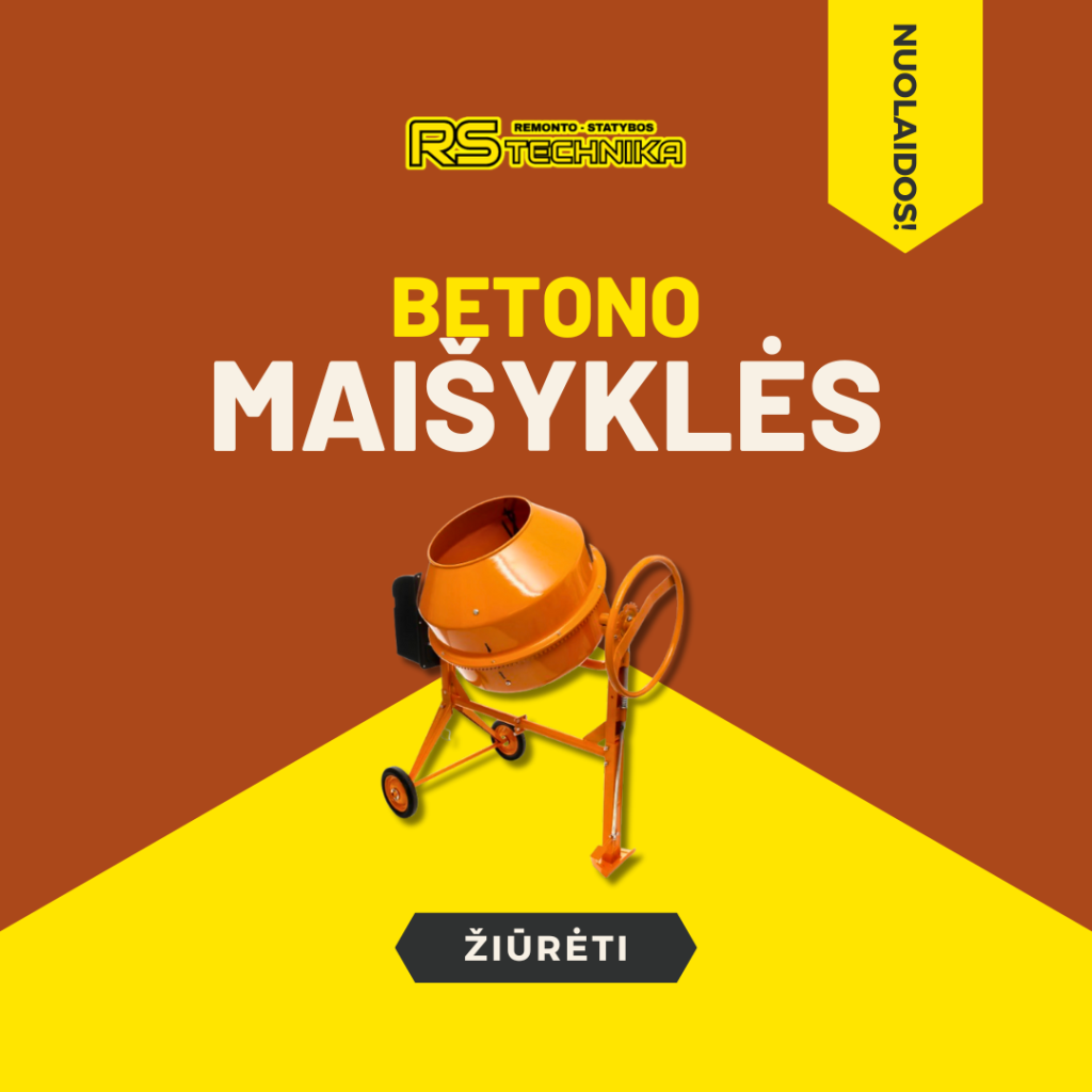 betono maisykles 1