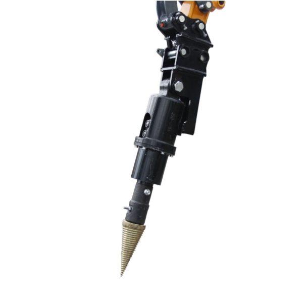 Hidraulinė rąstų skaldyklė ekskavatoriui