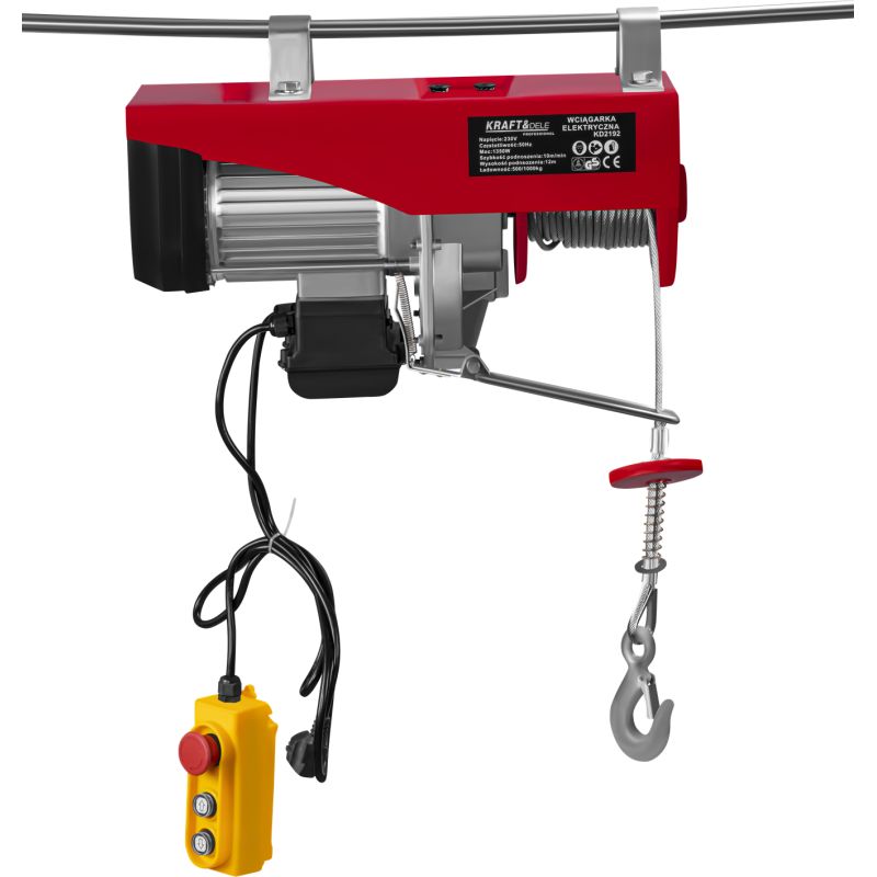 Elektrinė kėlimo gervė KRAFT&DELE KD2192 (1000 kg) 3 Elektrinė kėlimo gervė KRAFT&DELE KD2192 (1000 kg)