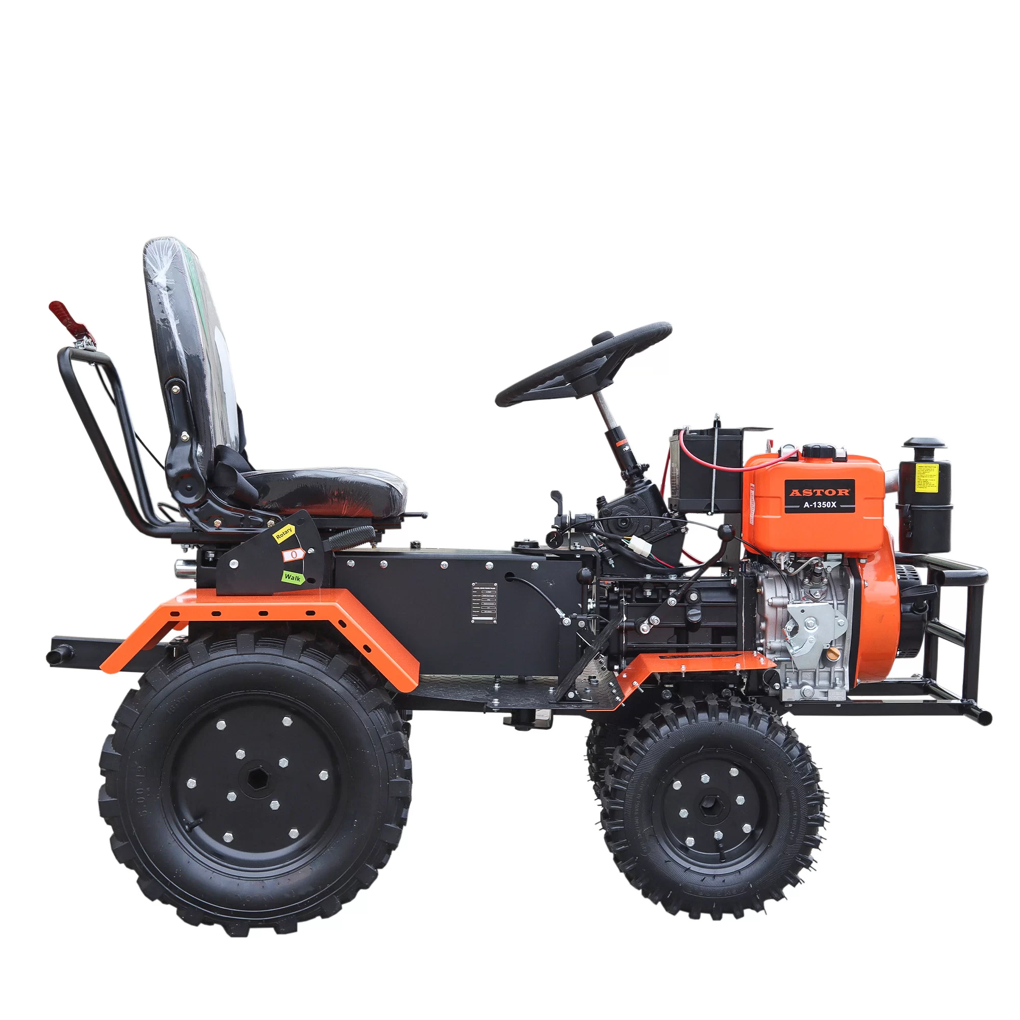 Mini traktorius RIDER R-1350X (16 kW, 4x4) 3 Mini traktorius RIDER R-1350X (16 kW, 4x4)