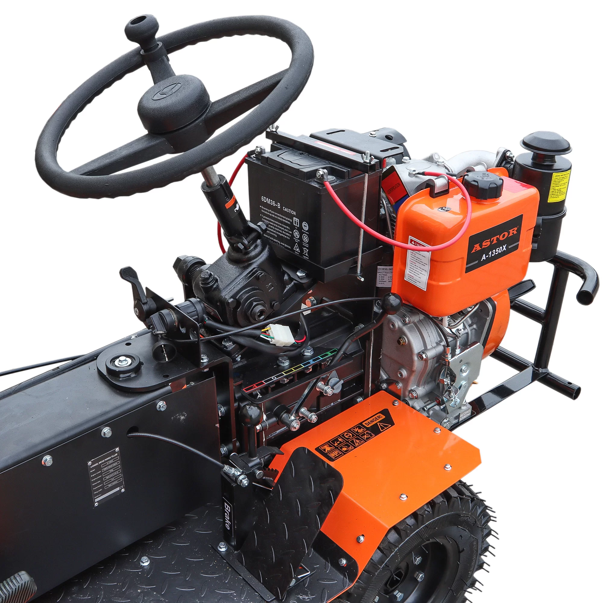Mini traktorius RIDER R-1350X (16 kW, 4x4) 9 Mini traktorius RIDER R-1350X (16 kW, 4x4)