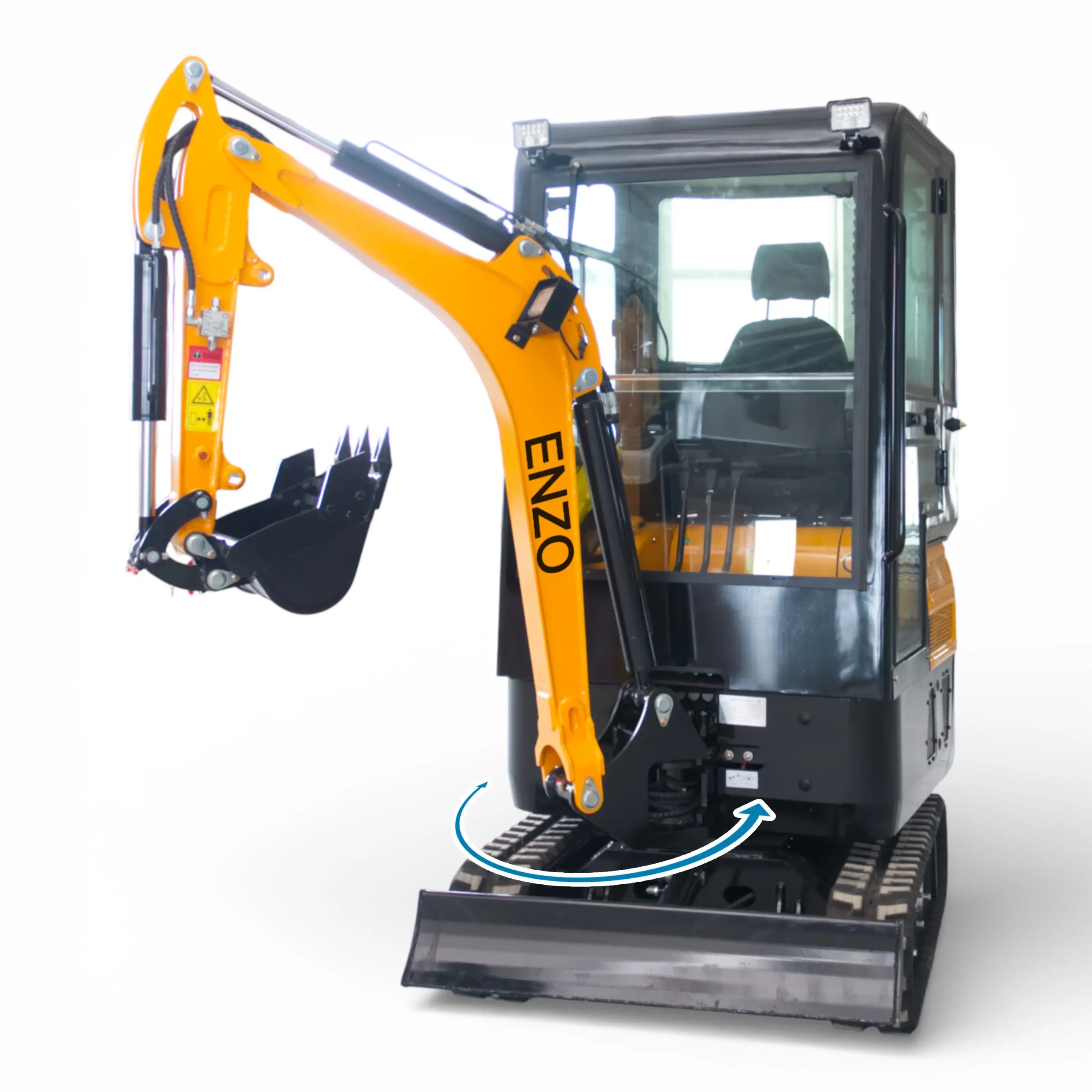 Mini ekskavatorius ENZO HT-20 (2 t, KUBOTA D902) [su kabina]