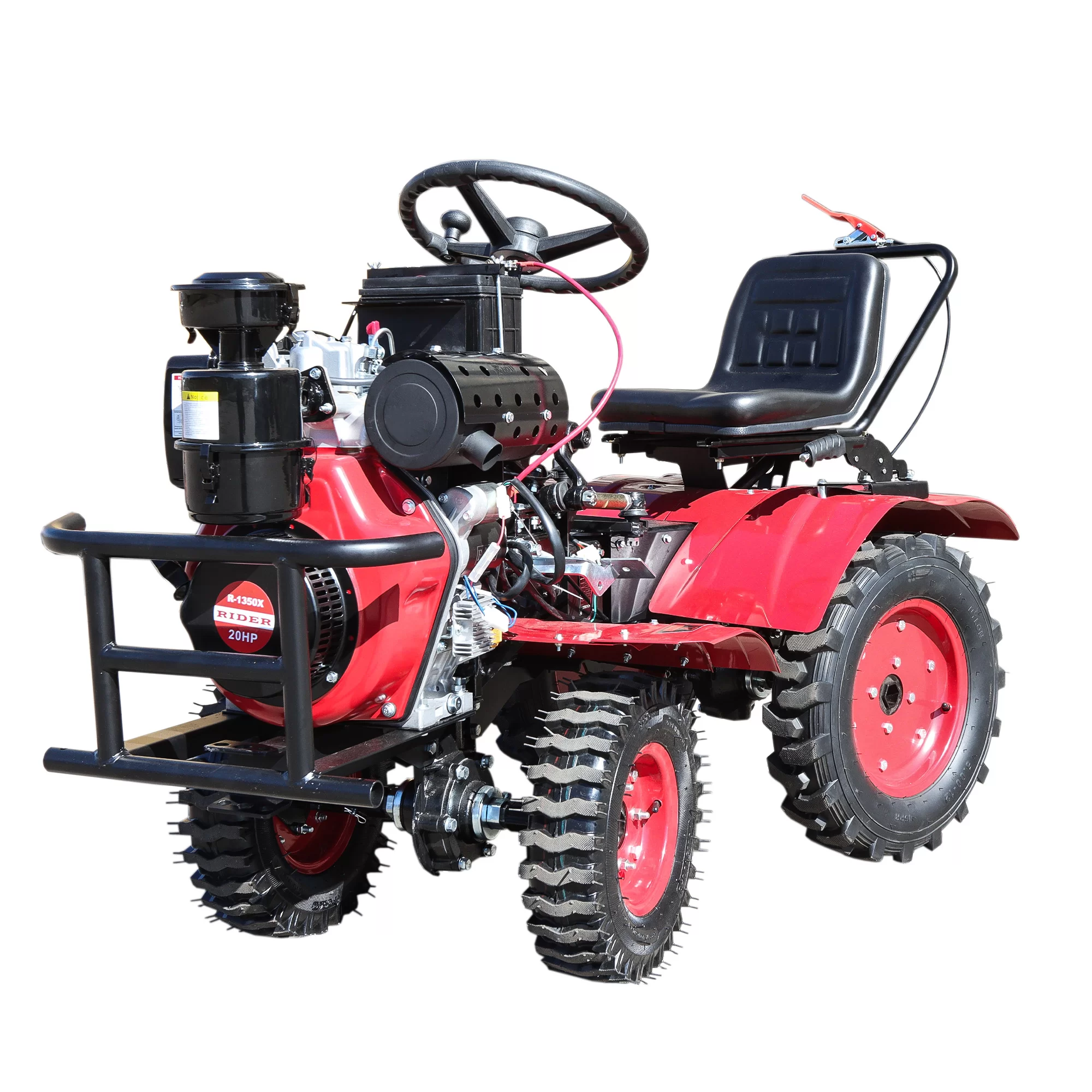 Mini traktorius RIDER R-1350X (16 kW, 4x4) 1 Mini traktorius RIDER R-1350X (16 kW, 4x4)
