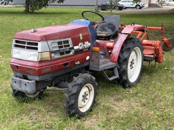 Naudotas traktorius KUBOTA GL19 (14 kW, su freza)